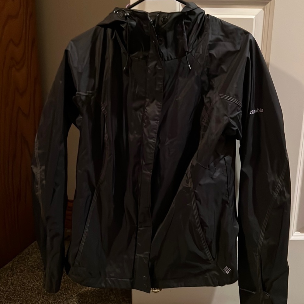 Columbia Hooded Rain Jacket Windbreaker Womens Medium M